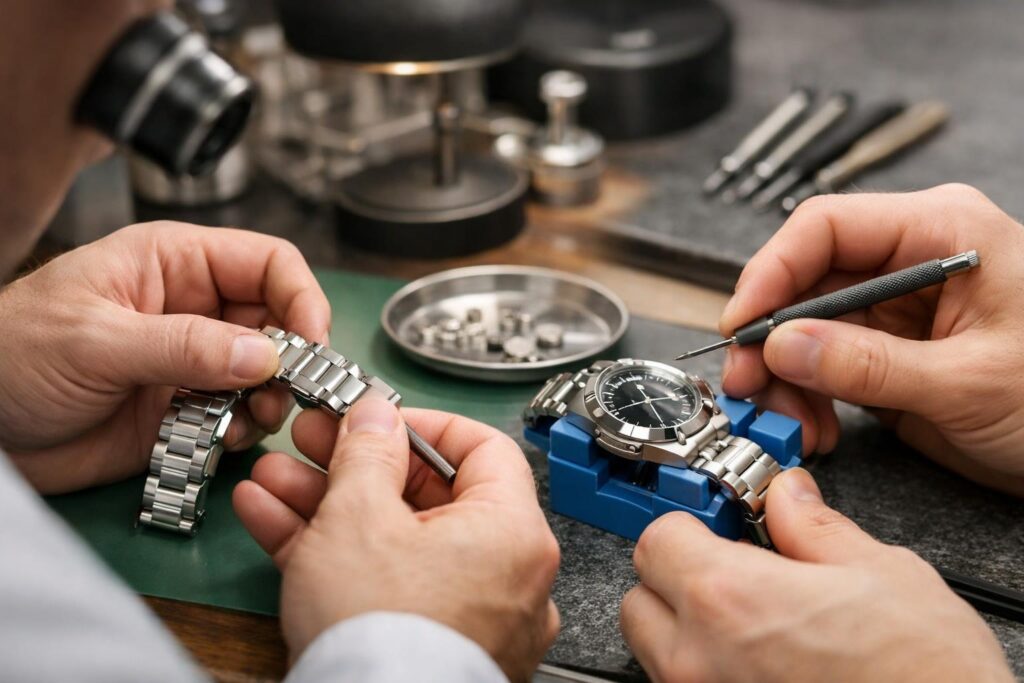 正規店以外でロレックスのコマ調整をする方法と料金