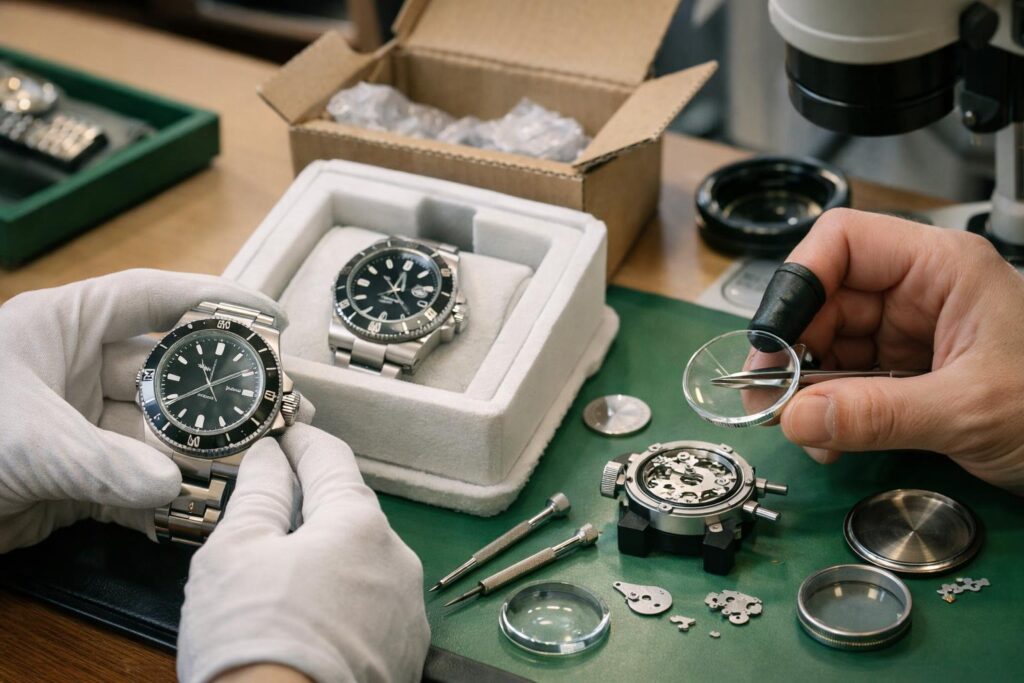 ロレックス正規店でのガラス交換 費用とサービスの内容