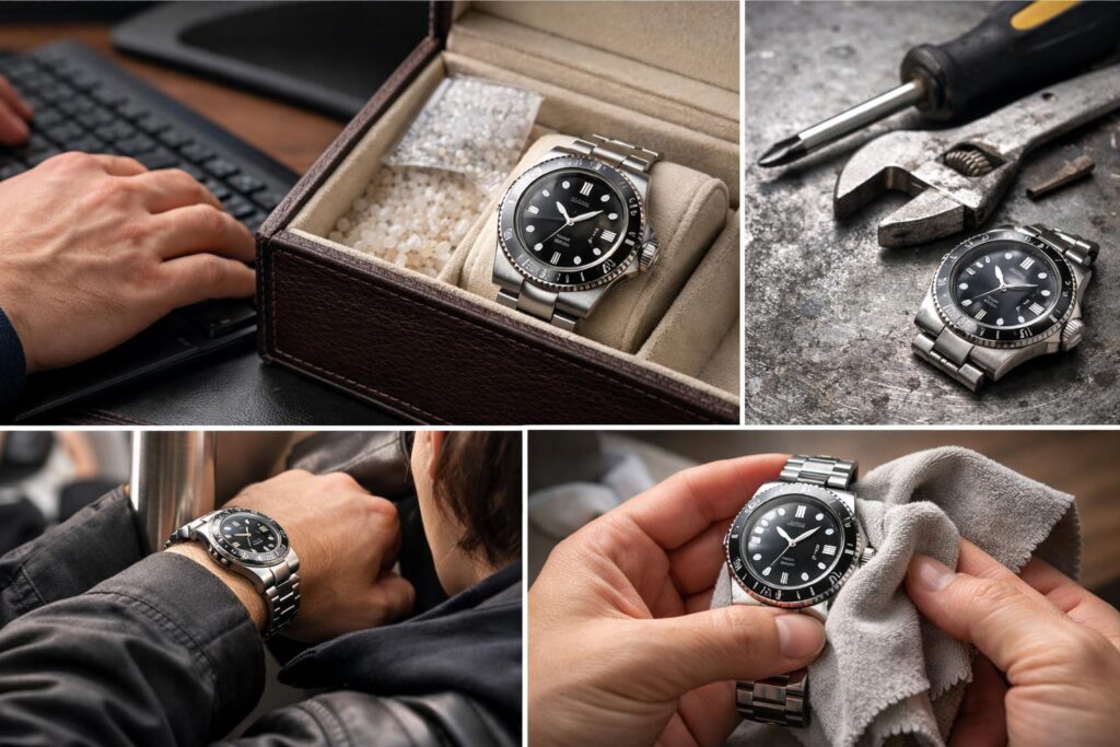 ロレックスのガラスを長持ちさせる使い方と保管方法