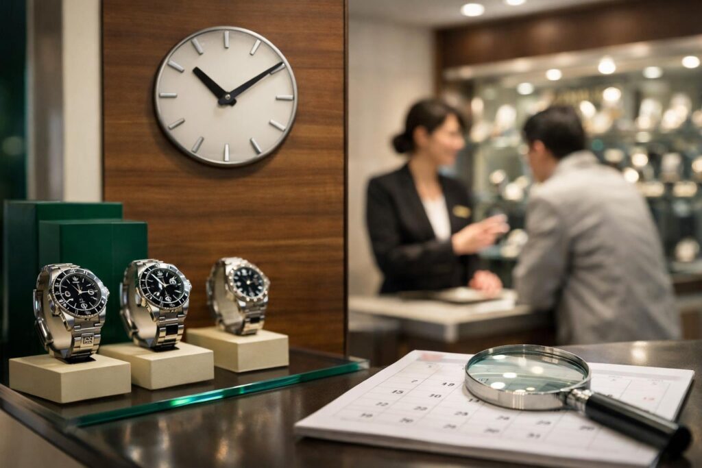 ロレックス正規店の入荷タイミング攻略法