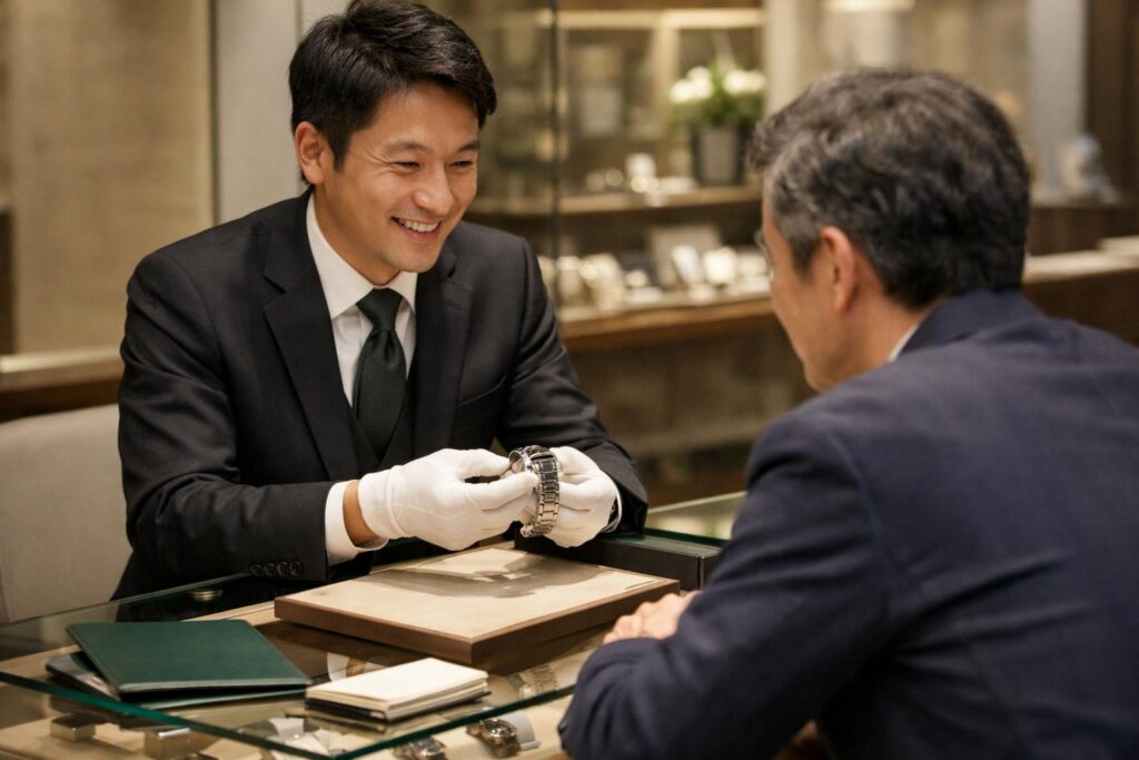 ロレックス正規店の店員と良好な関係を築くコツ