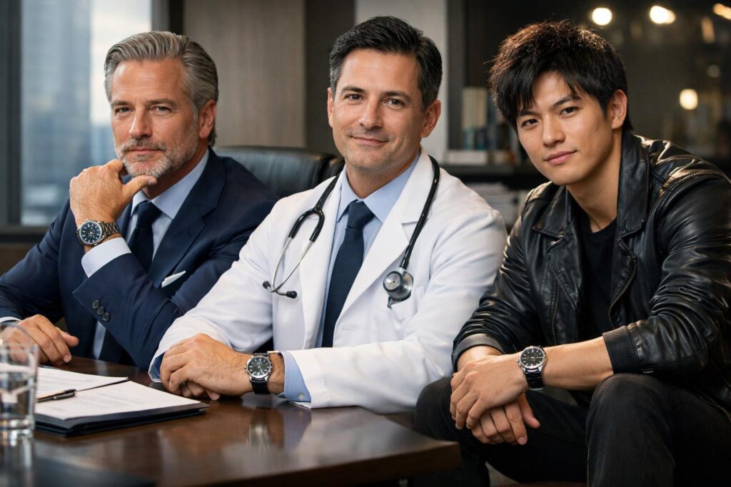 パテックフィリップをつけてる人の具体的な職業