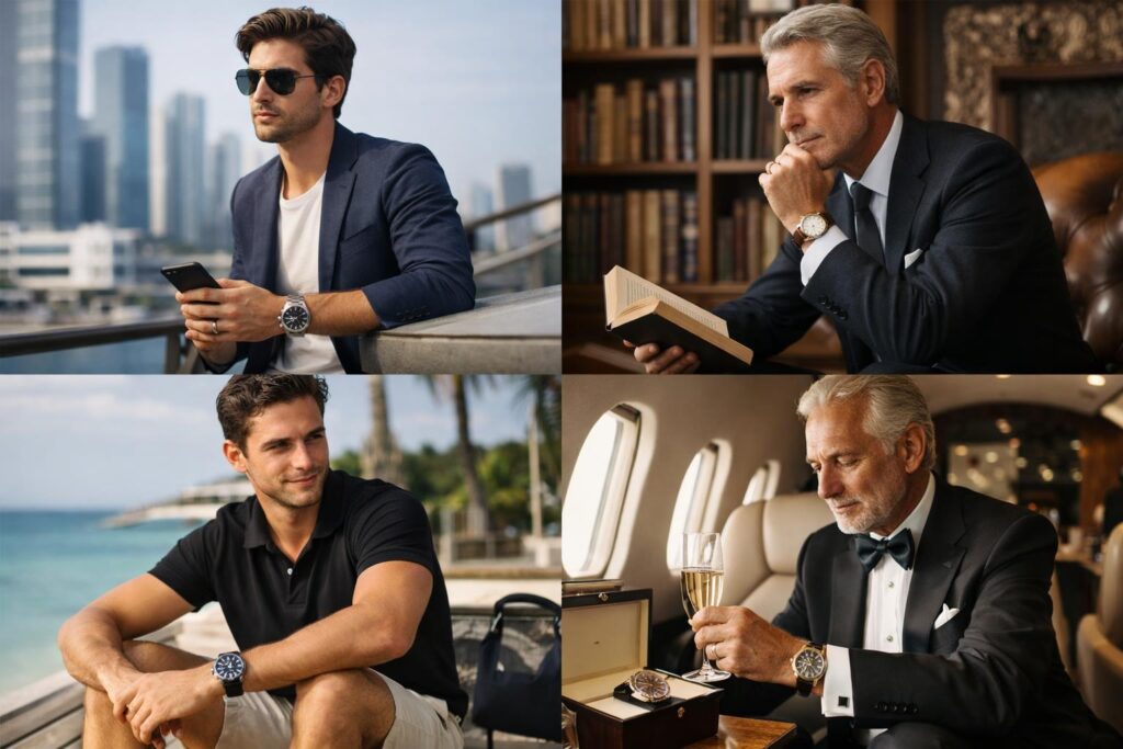 【モデル別】パテックフィリップをつけてる人のイメージ像