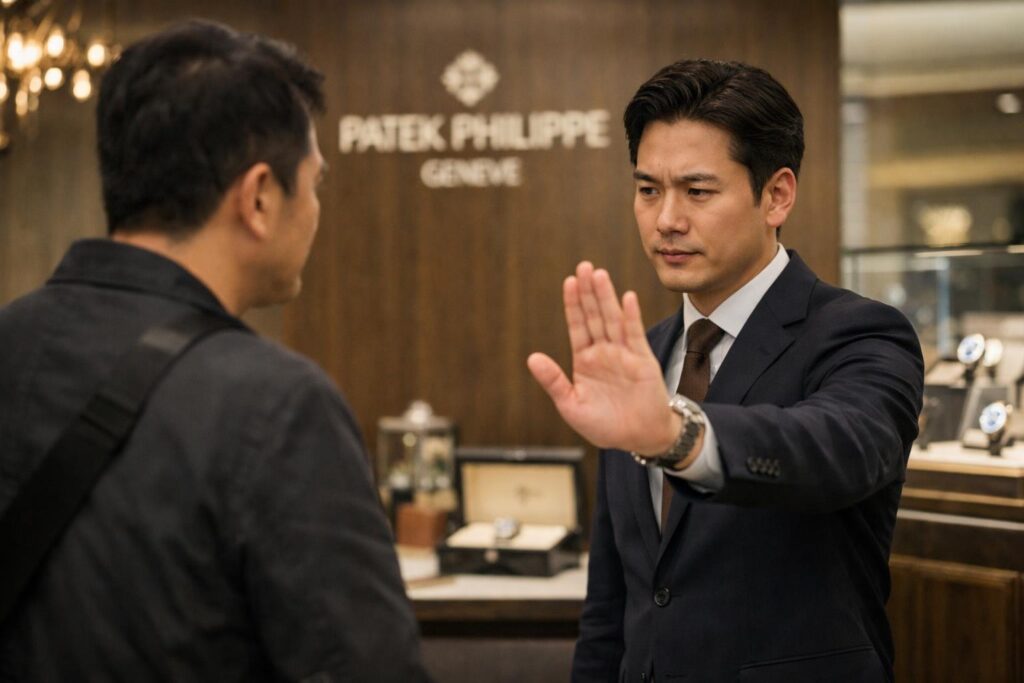パテック フィリップ正規店でのNG行動